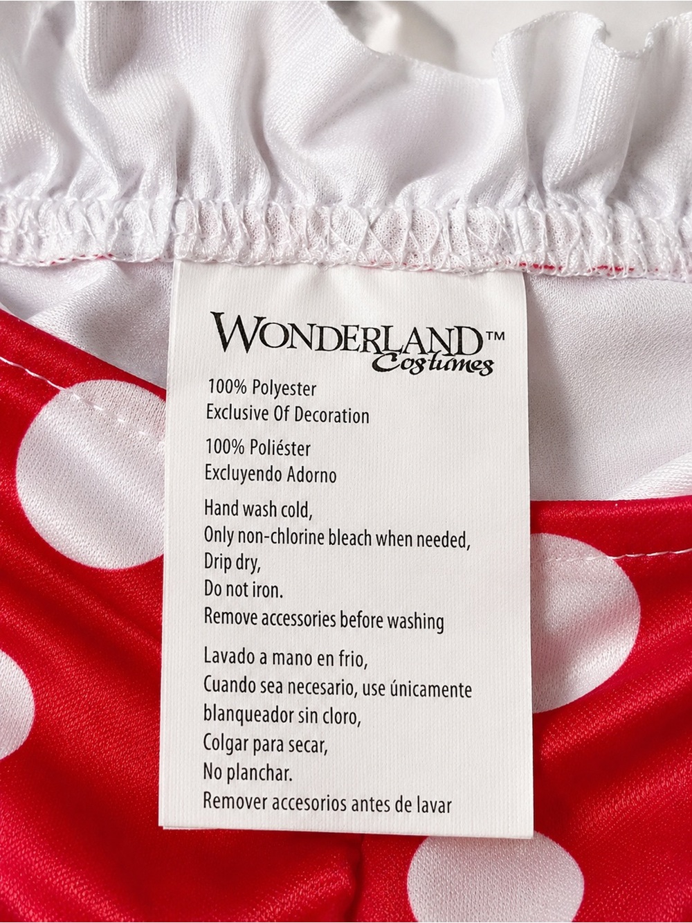 Sz 1X Wonderland Costumes Minnie Mouse Dress - Picture 4 of 6